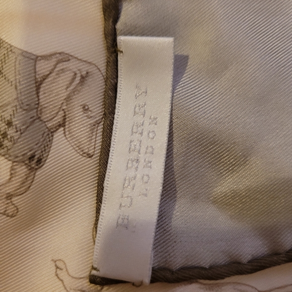 Vintage Burberry Silk Scarf with Dog Breeds - Picture 3 of 6